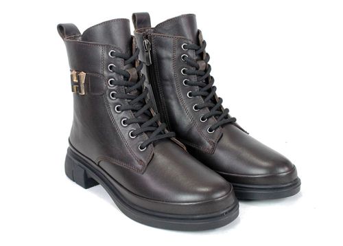 Stella Urbano - Mocasini de dama din piele naturala cu accente stilate