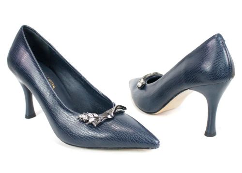 Pantofi eleganți Luxe Éternelle – piele naturală, alb, toc subțire înalt