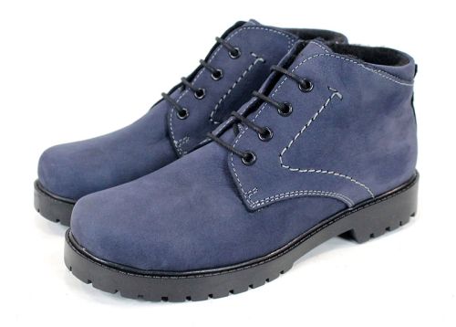 Clarks dama din nubuc natural in albastru - model Bleu Clair