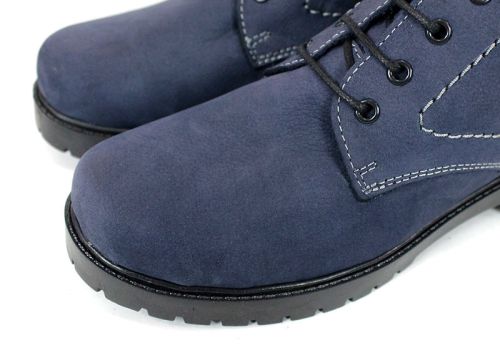 Clarks dama din nubuc natural in albastru - model Bleu Clair