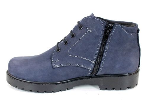 Clarks dama din nubuc natural in albastru - model Bleu Clair