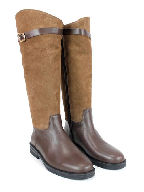 Cizme de dama din piele naturala de culoare neagra - model 125587