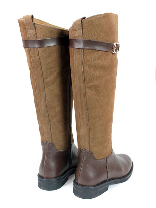 Cizme de dama din piele naturala de culoare neagra - model 125587