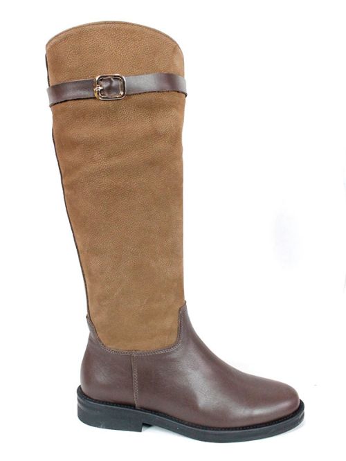 Cizme de dama din piele naturala de culoare neagra - model 125587