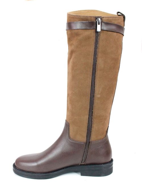 Cizme de dama din piele naturala de culoare neagra - model 125587