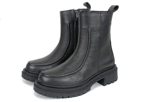 Stella Urbano - Mocasini de dama din piele naturala cu accente stilate