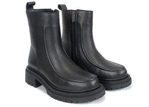 Stella Urbano - Mocasini de dama din piele naturala cu accente stilate