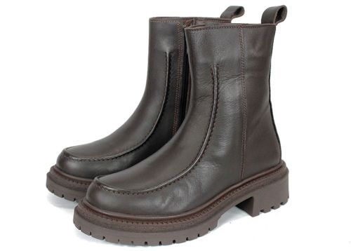 Stella Urbano - Mocasini de dama din piele naturala cu accente stilate