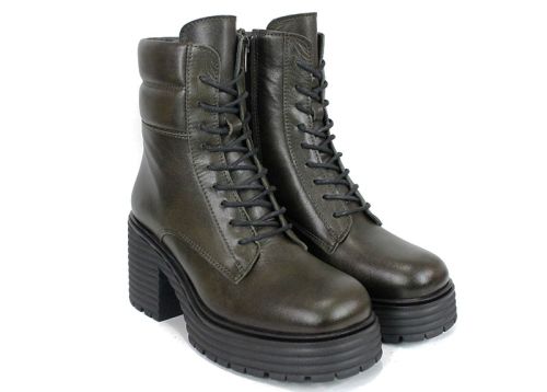 Stella Urbano - Mocasini de dama din piele naturala cu accente stilate