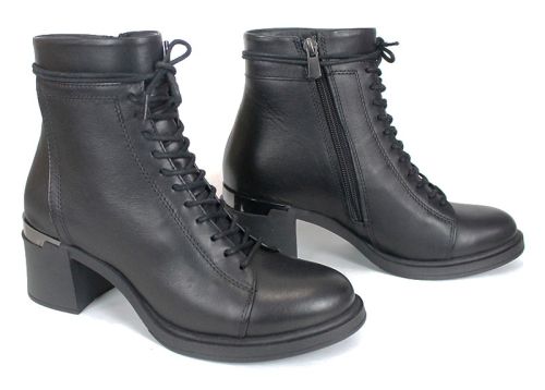 Stella Urbano - Mocasini de dama din piele naturala cu accente stilate