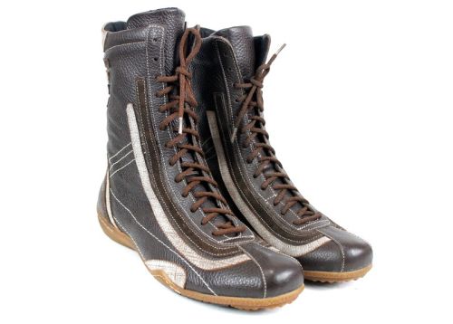 Ghete de dama din piele naturala alb - model Cynthia.