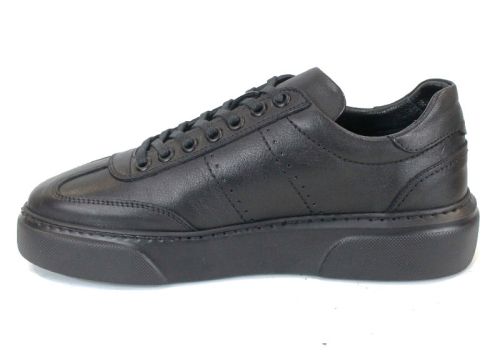 Pantofi casual bărbați Noir Rustique – piele naturală
