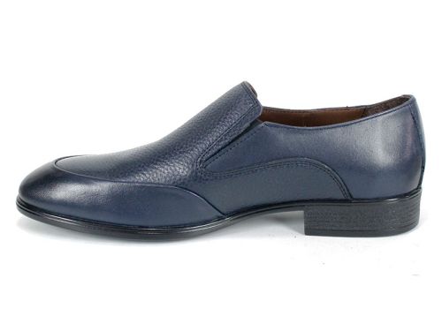 Pantofi eleganți bărbați Aurelio Forma din piele naturală albastru închis