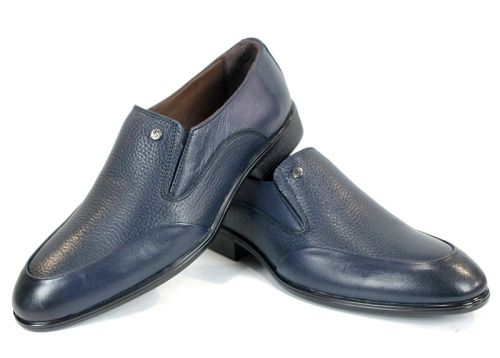 Pantofi eleganți bărbați Aurelio Forma din piele naturală albastru închis