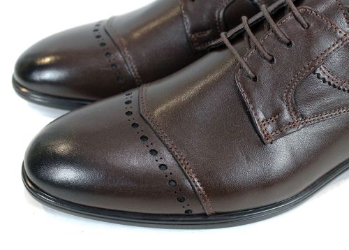 Pantofi eleganți Marco Stilé din piele naturală maro pentru bărbați