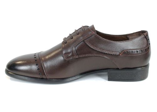 Pantofi eleganți Marco Stilé din piele naturală maro pentru bărbați
