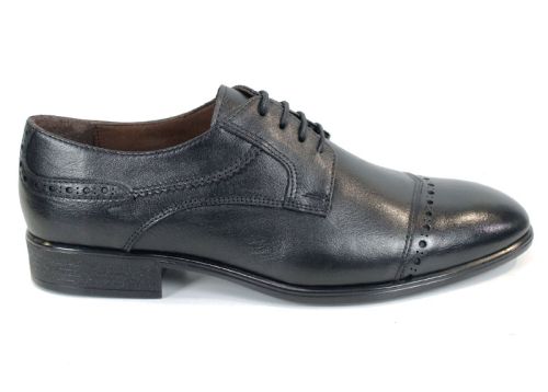 Pantofi eleganți pentru bărbați Marco Stilé din piele naturală neagră