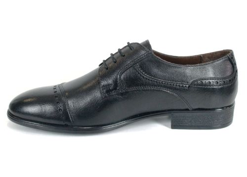 Pantofi eleganți pentru bărbați Marco Stilé din piele naturală neagră