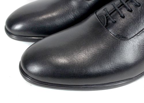 Pantofi eleganți pentru bărbați Enzo Classa din piele naturală neagră