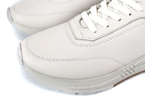 Sneakers damă Urban Muse din piele naturală, culoare bej