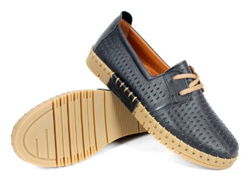 Talpă flexibilă din cauciuc cusută la pantofi damă Metro Walk