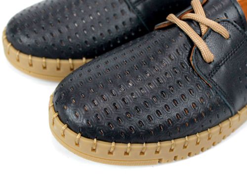 Metro Walk – pantofi damă de vară din piele naturală perforată