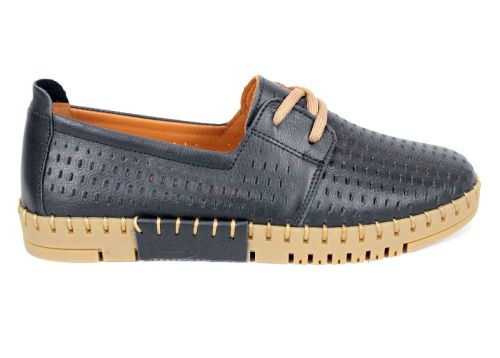 Metro Walk – pantofi damă de vară din piele naturală perforată