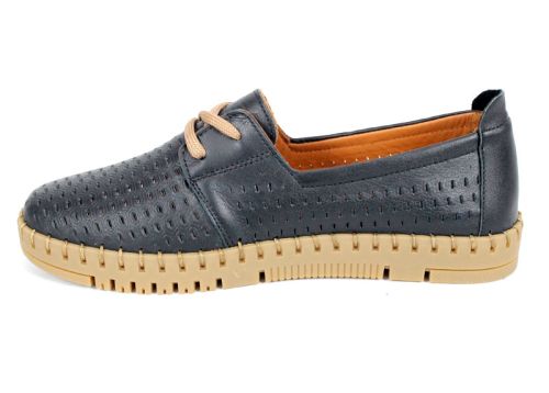 Metro Walk – pantofi damă de vară din piele naturală perforată