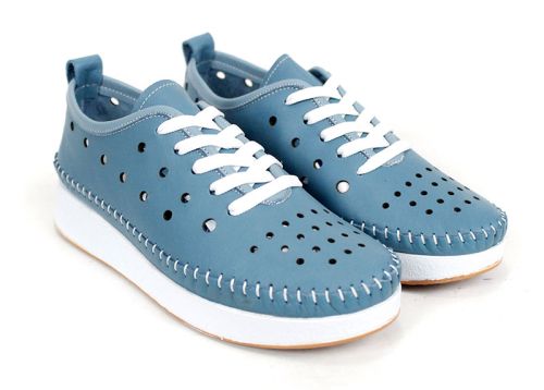 Elia Move – pantofi de damă din piele naturală, ușori și perforați