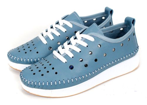 Elia Move – pantofi de damă din piele naturală, ușori și perforați