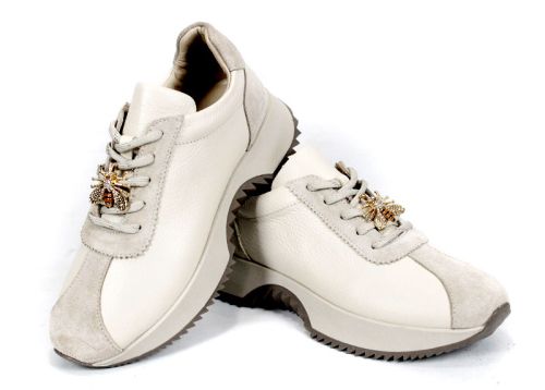 Breeze Line pantofi damă cu branț memory și piele naturală