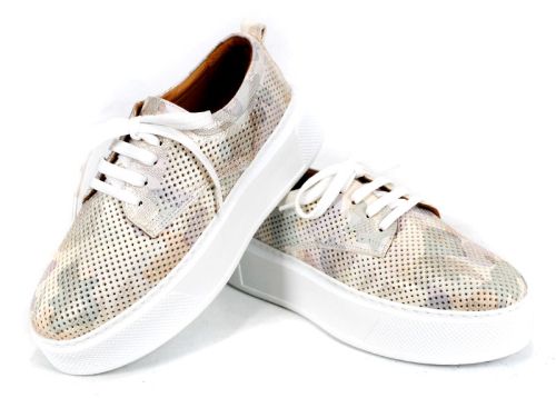 pantofi damă perforați din piele naturală Aira Calm