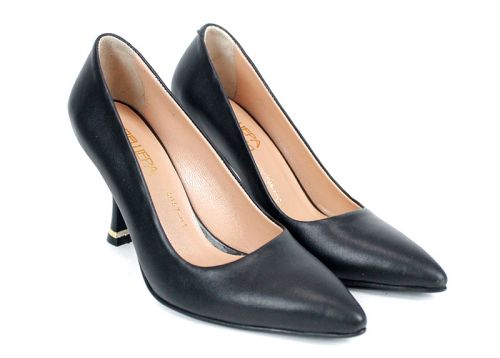 Metro Bloom – pantofi eleganți de damă din piele naturală, cu toc stiletto