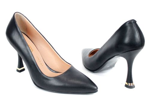 Metro Bloom – pantofi eleganți de damă din piele naturală, cu toc stiletto