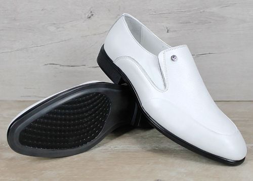 Aurelio Forma – pantofi eleganți pentru bărbați din piele naturală albă