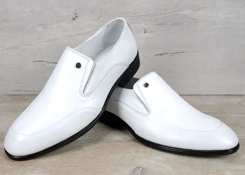 Aurelio Forma – pantofi eleganți pentru bărbați din piele naturală albă