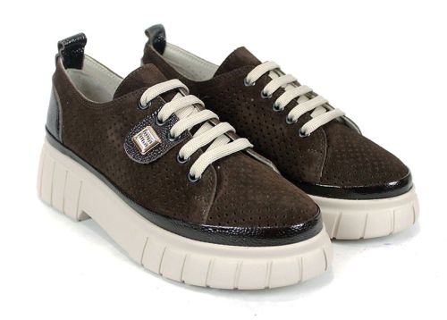 Nova Grace – pantofi de damă din velur natural