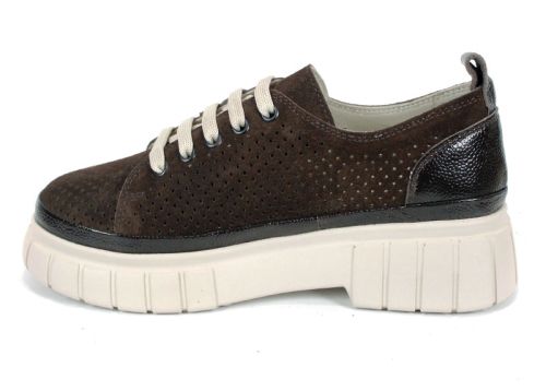 Nova Grace – pantofi de damă din velur natural