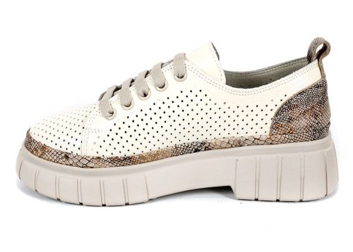 Nova Grace – pantofi de damă din lac natural perforat