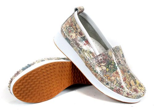 pantofi dama comozi Mira Flow talpa alba usoara