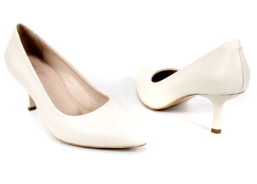 Metro Bloom – pantofi eleganți de damă din piele naturală, cu toc stiletto