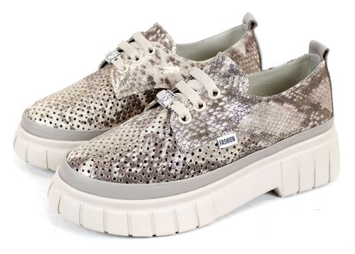 Nova Grace – pantofi de damă din lac natural perforat