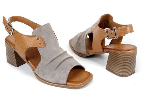 sandale dama elegante cu toc mediu stabile