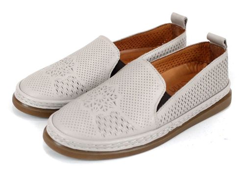 Pantofi Mirela Vento – eleganță naturală în bej și maro deschis