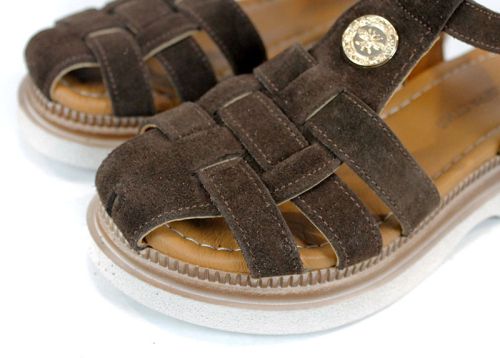 sandale vara dama velur natural