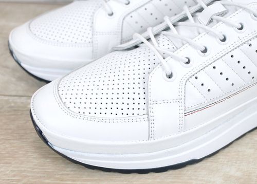 Gentle Form – pantofi sport bărbătești din piele naturală albă