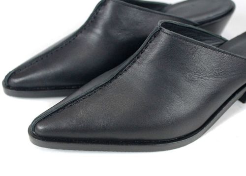 pantofi damă tip sabo cu toc