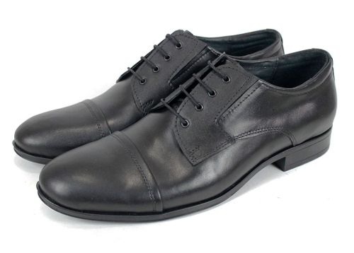 Pantofi eleganți bărbătești din piele naturală – model Gino