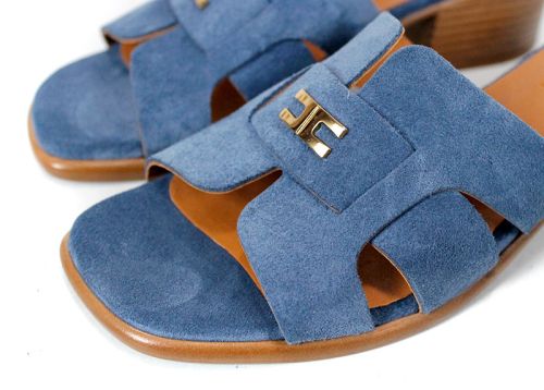 încălțăminte damă velur albastru