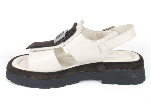 Sorella Vanta – sandale damă din piele naturală cu talpă masivă